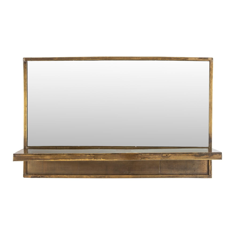 Specchio a parete con mensola 61x38 cm Feyza - White Label | Specchi