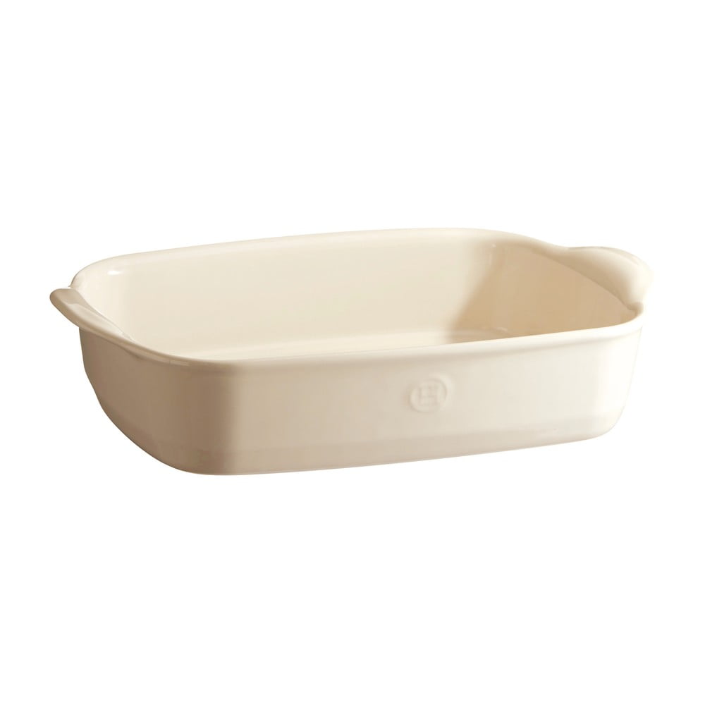 Piastra rettangolare in ceramica crema Ultime, 30 x 19 cm Ultimate - Emile Henry | Pirofile