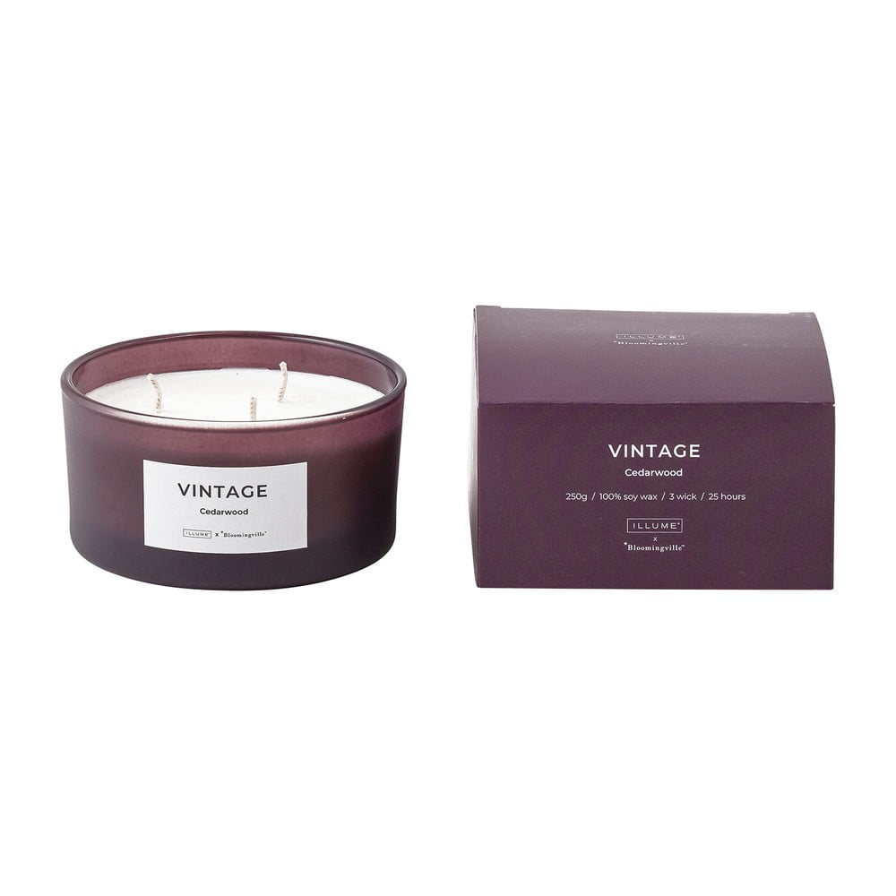 Candela profumata tempo di combustione 25 h Vintage Cedarwood - ILLUME x Bloomingville | Candele