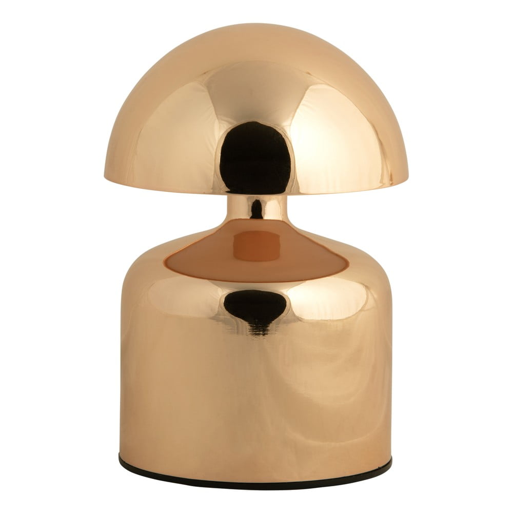 Lampada da tavolo a LED in oro con paralume in metallo (altezza 14 cm) Impetu - Leitmotiv | Abat-jour e lampade da tavolo