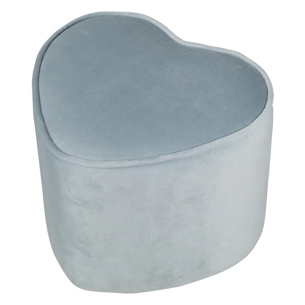 Pouf per bambini in velluto azzurro Lil Sofa - Roba | Pouf per bambini