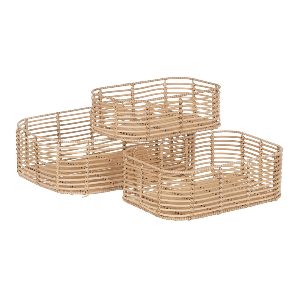 Set di 3 cesti in vimini 40x30x13 cm - Ixia | Ceste