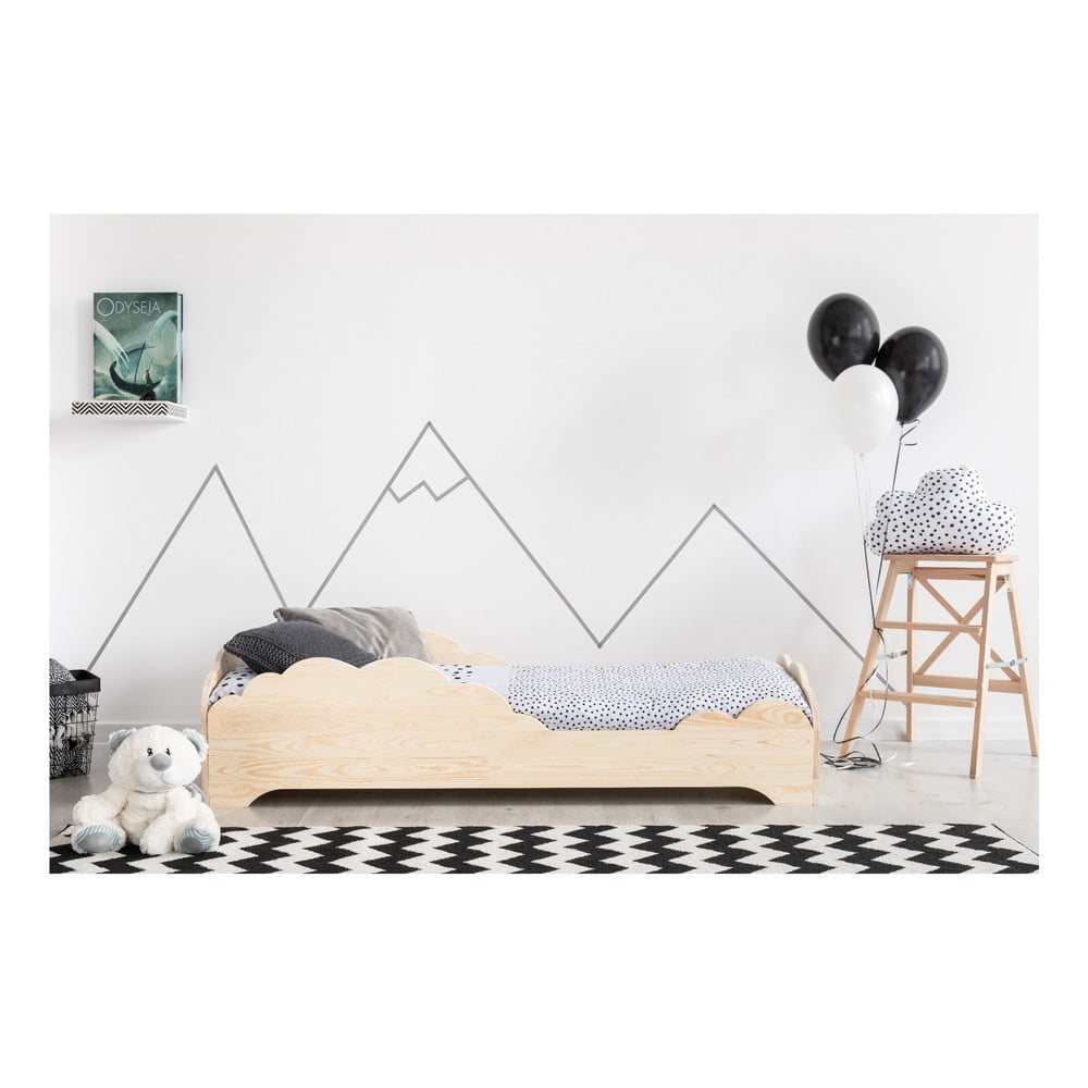 Letto per bambini in legno di pino BOX 9, 90 x 200 cm Mila Box 9 - Adeko | Letti per bambini