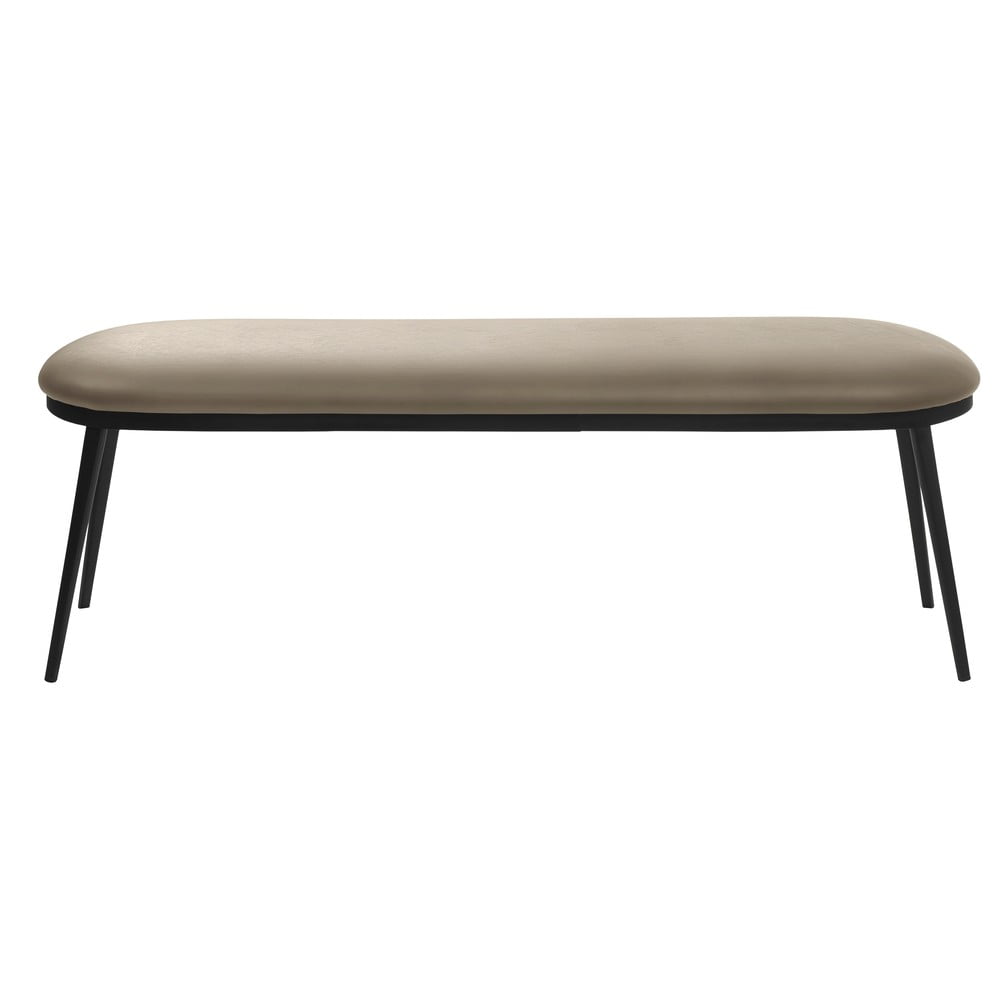 Panca beige in similpelle Gain - Unique Furniture | Panche