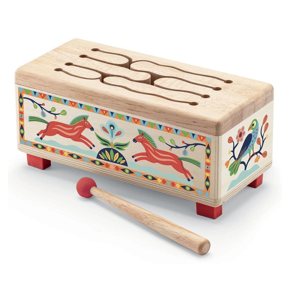 Tamburo di legno - Djeco | Giocattoli sonori per bambini