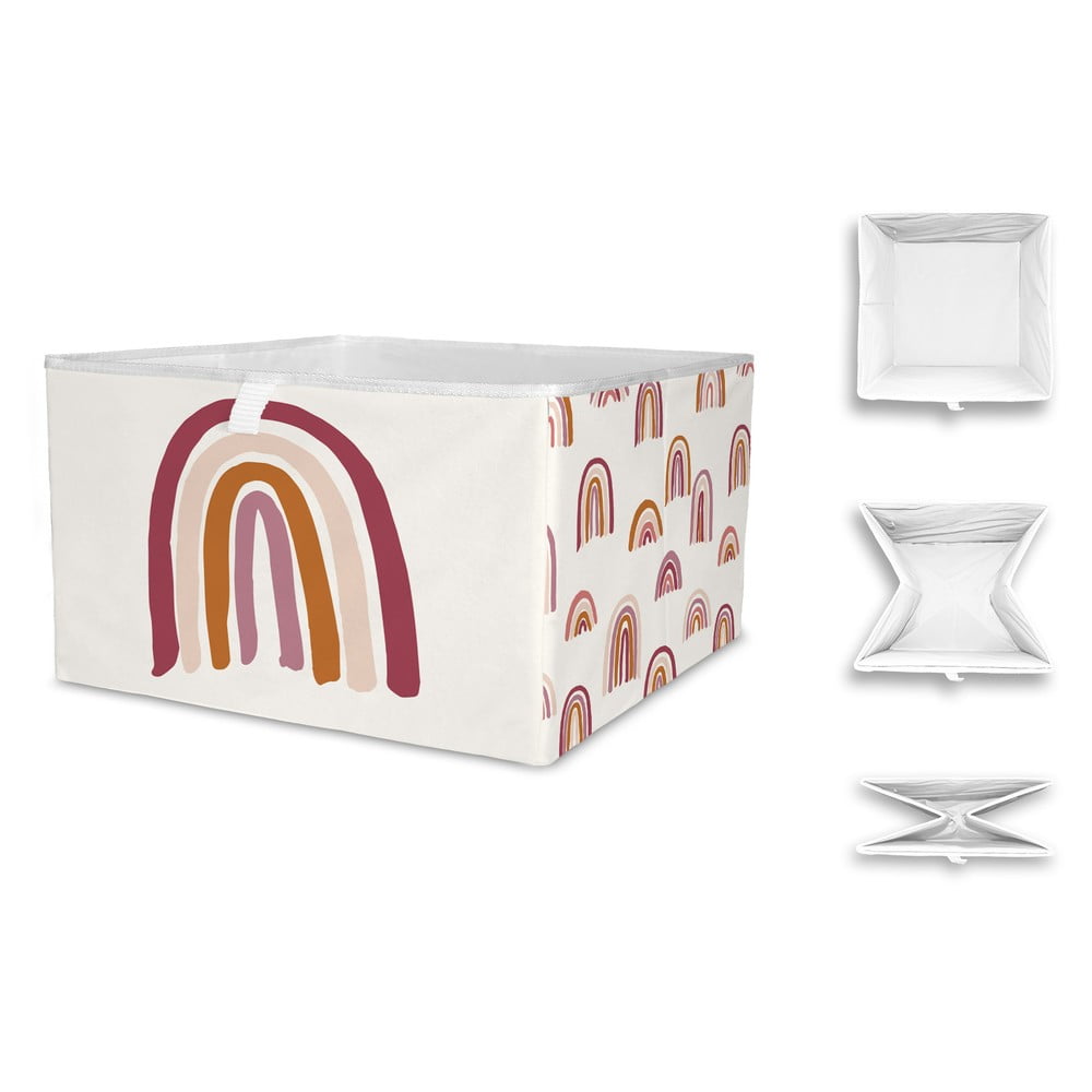 Scatola portaoggetti per bambini in tessuto Magic Rainbow - Butter Kings | Organizer per giocattoli