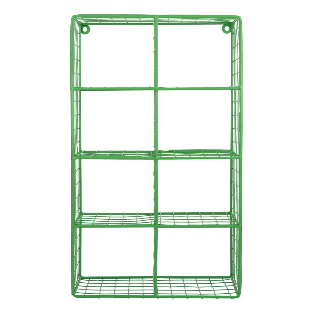 Mensola verde in acciaio con ripiani multipli 30 cm Reja – PT LIVING | Mensole