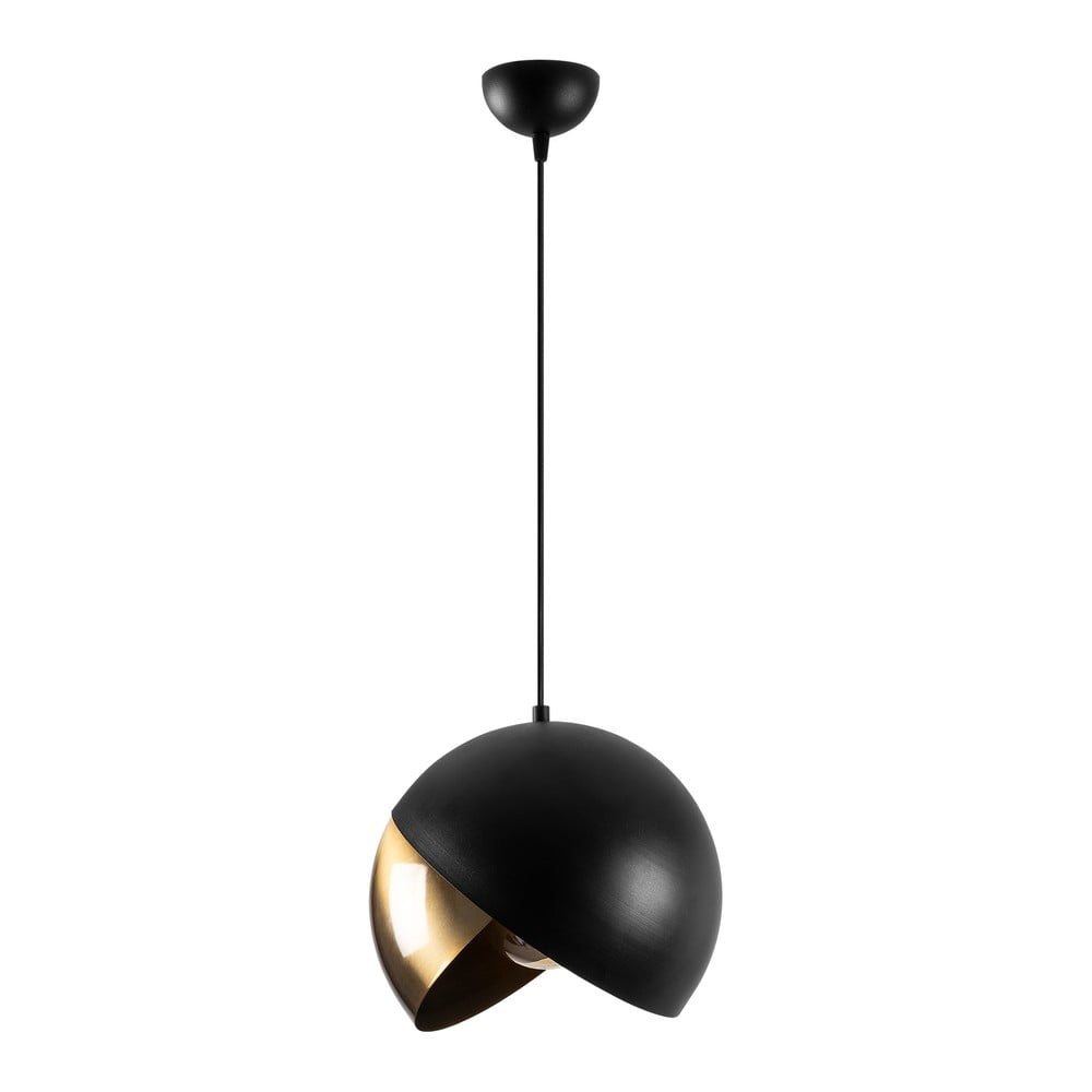 Lampadario nero/color bronzo con paralume in metallo ø 30 cm Pacman – Opviq lights | Lampadari