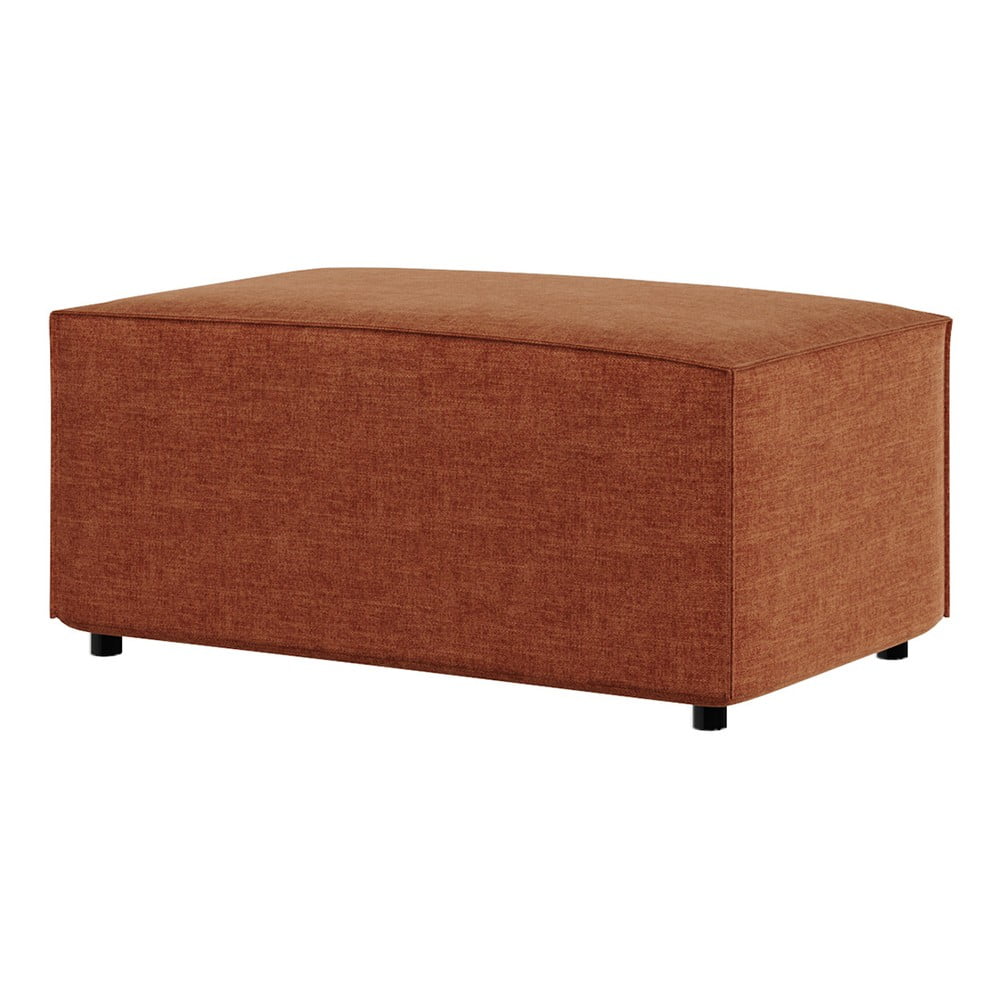 Pouf arancione Melow - Ghado | Poggiapiedi