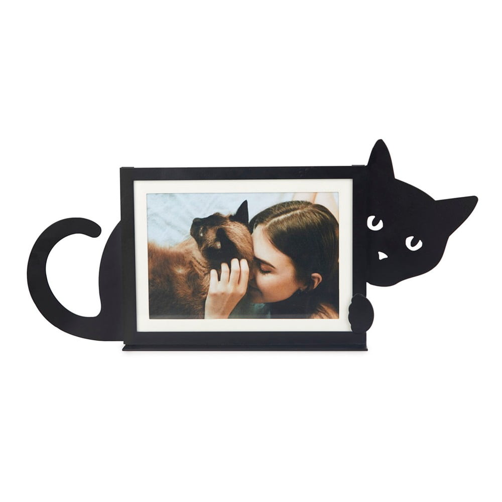 Cornice verticale in metallo nero 36x16 cm Hidden Cat - Balvi | Cornici