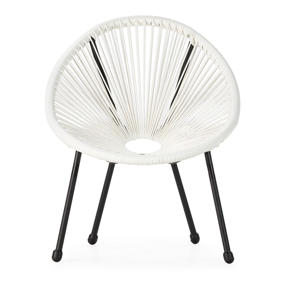 Poltrona per bambini in rattan bianco , 50,5 x 62 x 55,5 cm Avocado - Bonami Essentials | Mobili da giardino per bambini