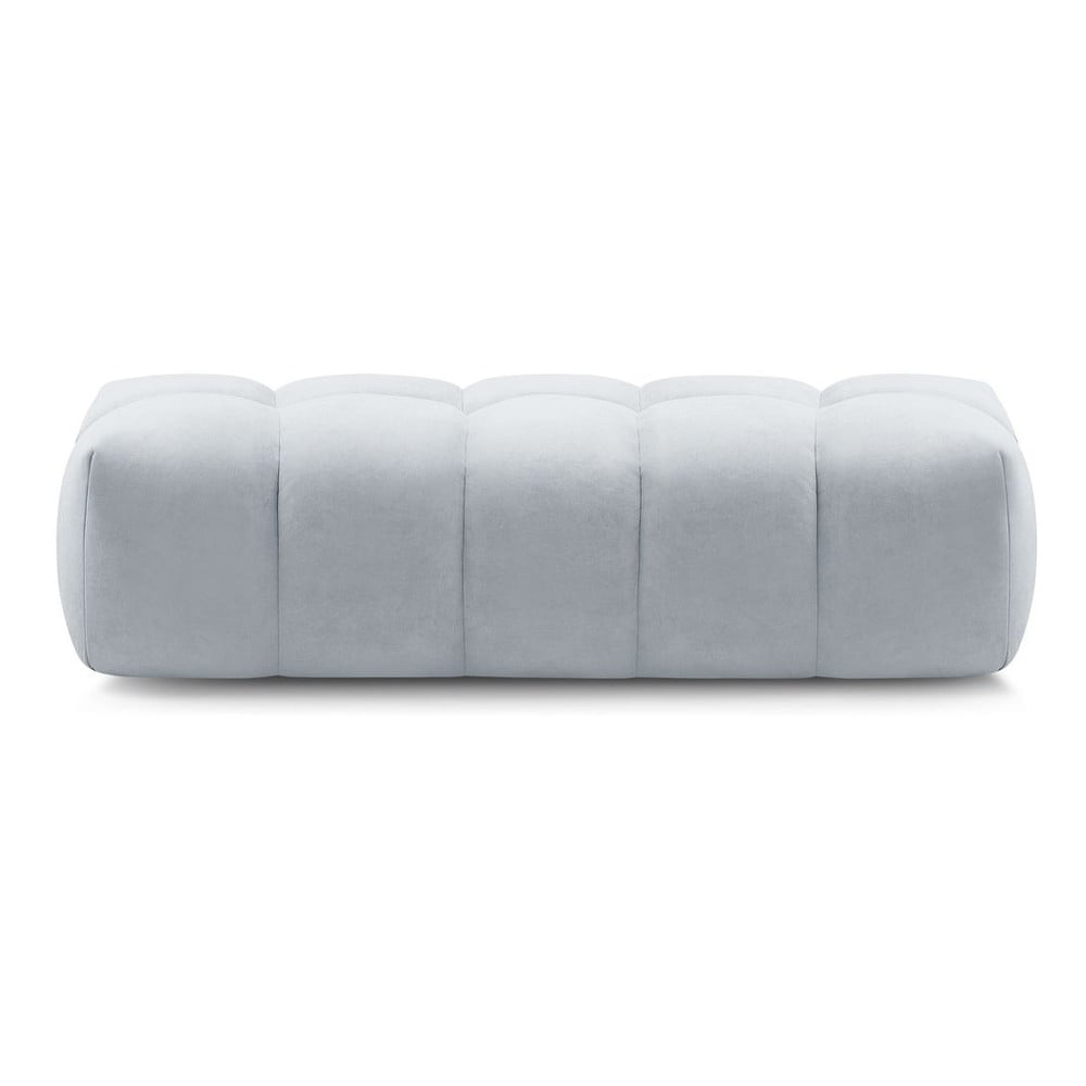 Pouf grigio chiaro Mont-Blanc - Bobochic Paris | Poggiapiedi