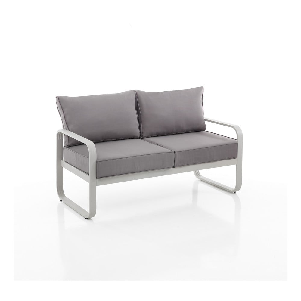 Divano da giardino in alluminio grigio Ischia - Tomasucci | Divani da giardino