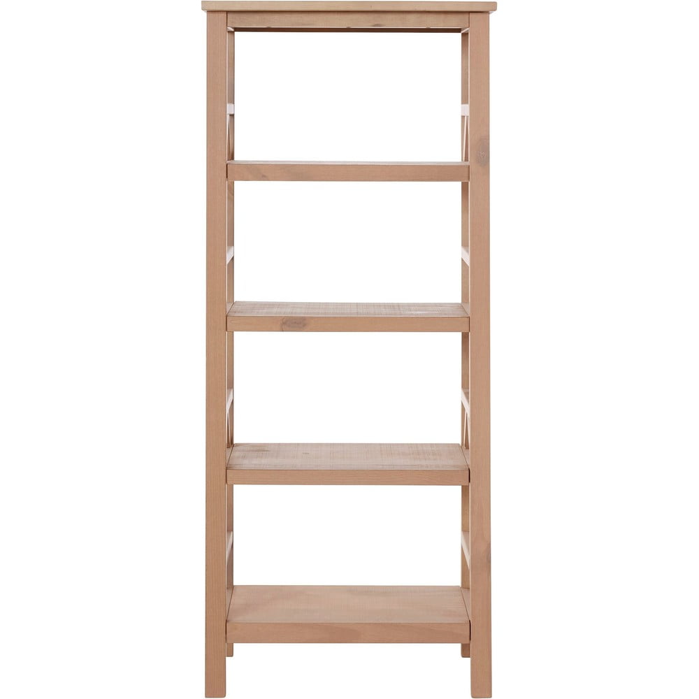 Libreria in legno di pino di colore naturale 62x138 cm Titian - Støraa | Librerie