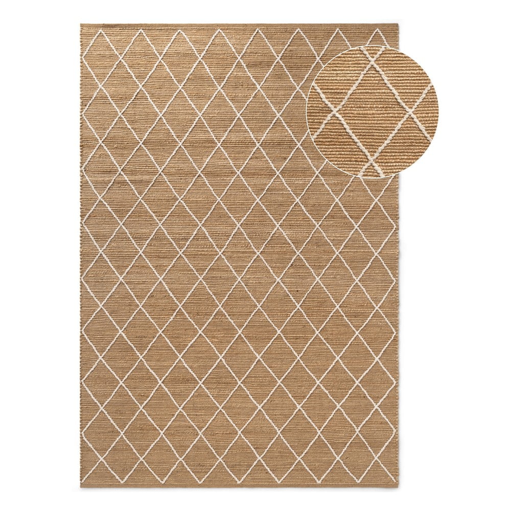 Tappeto di colore naturale in iuta tessuto a mano 200x300 cm Kunu – Hanse Home | Tappeti
