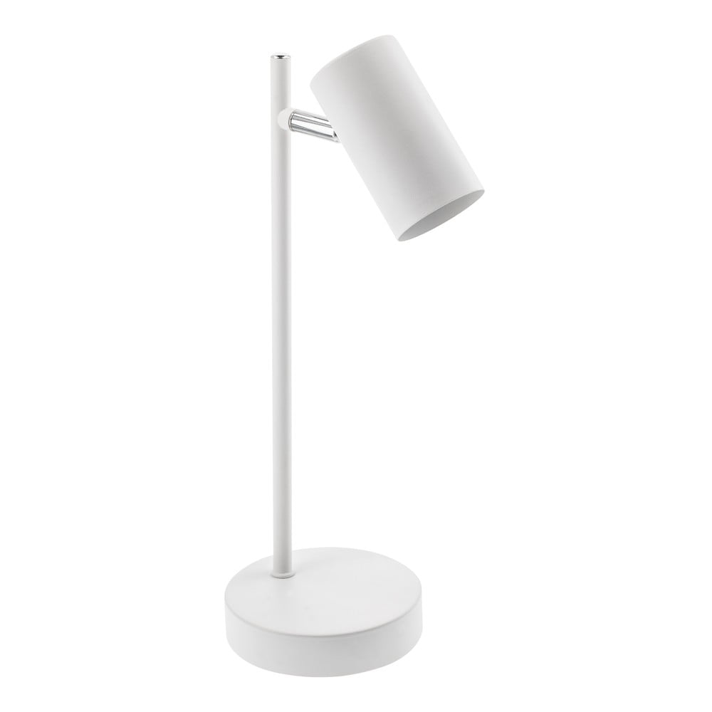 Lampada da tavolo bianca con paralume in metallo (altezza 35 cm) Veneto - GTV | Abat-jour e lampade da tavolo