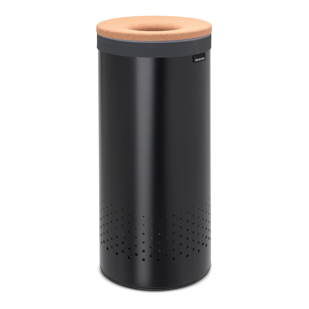 Cesto portabiancheria in metallo nero opaco 35 L - Brabantia | Ceste per il bucato