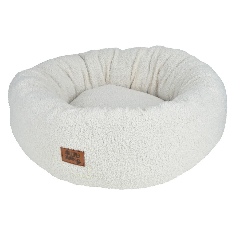Letto per cani crema ø 55 cm - Love Story | Cucce per animali