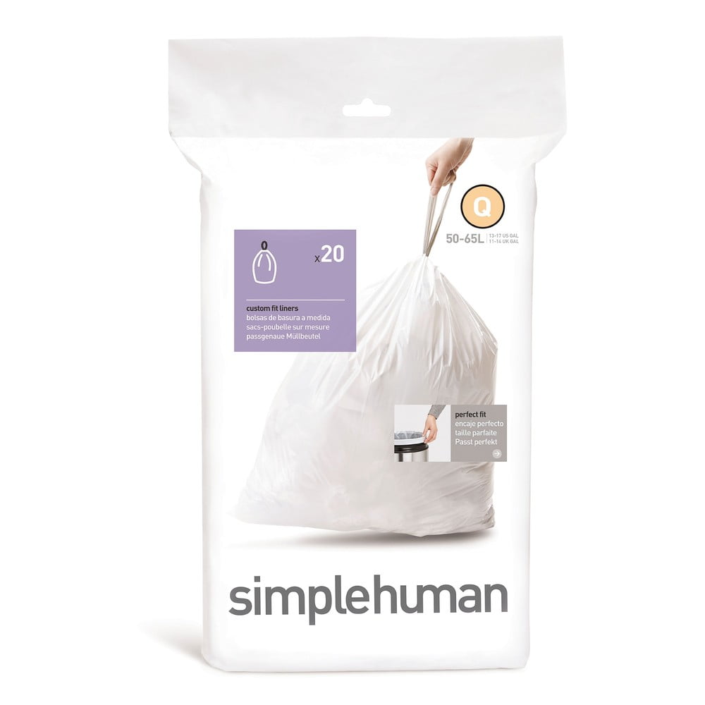 Sacchi per rifiuti 20 pz 65 l - simplehuman | Sacchetti per la spazzatura