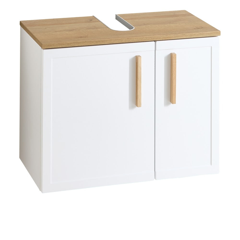 Mobile da lavabo bianco da appendere 65x60 cm Quickset 383 – Pelipal | Mobili da lavabo