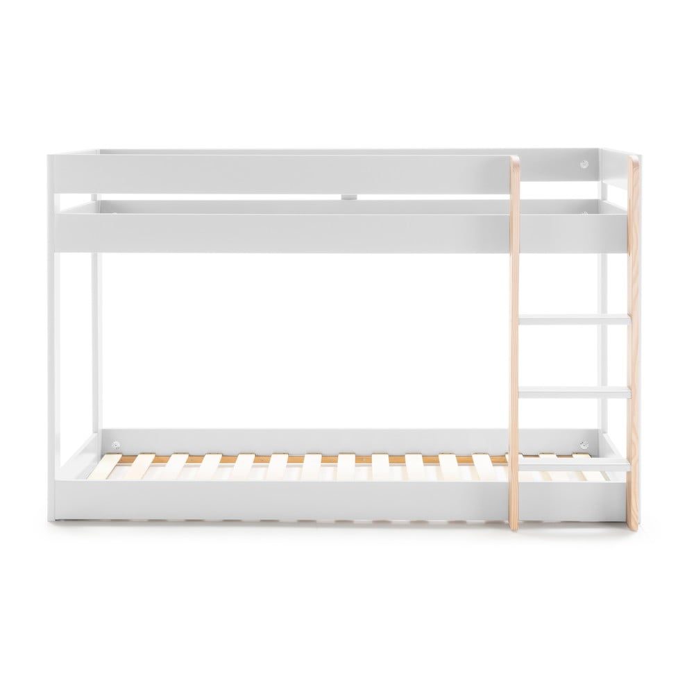 Letto a castello bianco per bambini 90x190 cm Angel - Marckeric | Letti per bambini