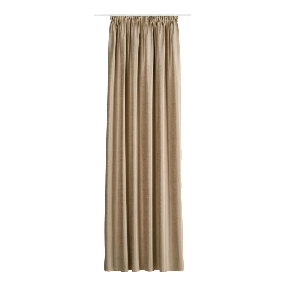 Tenda in velluto beige 140x260 cm Novara - Mendola Fabrics | Tende