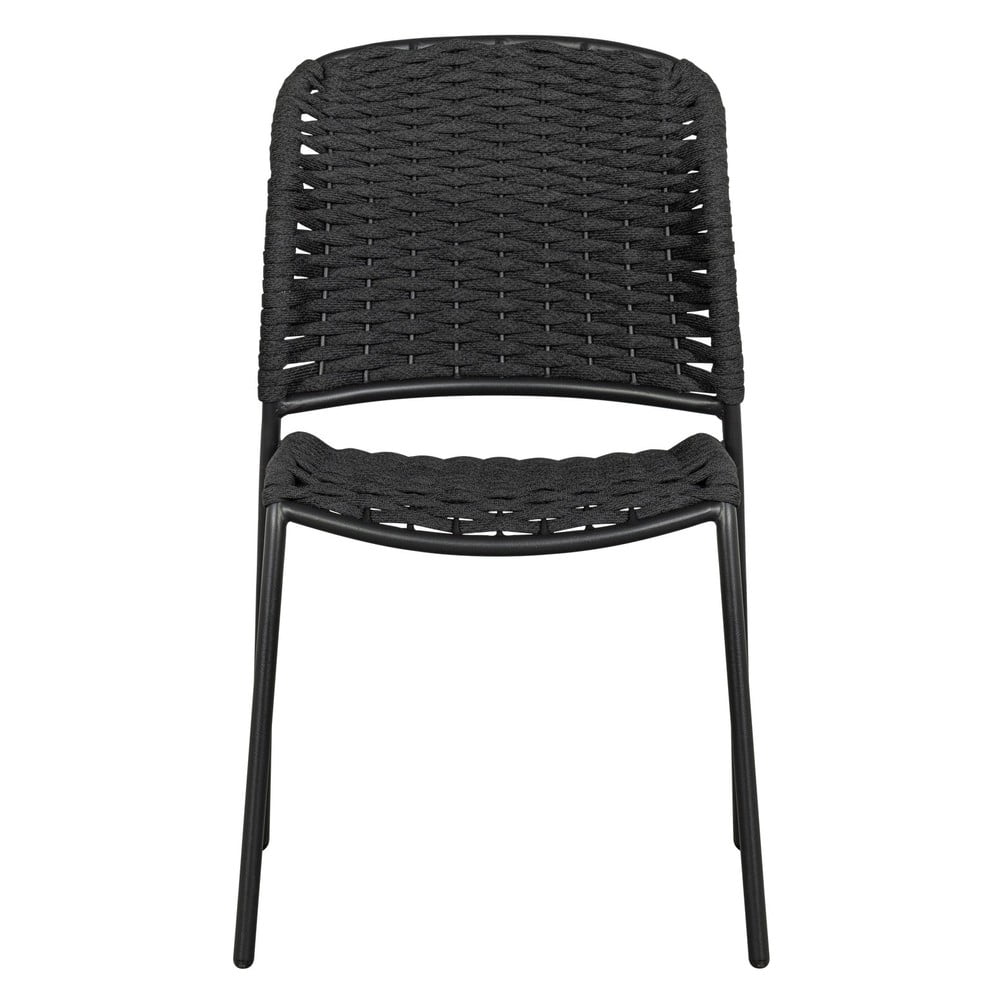 Set di 2 sedie da giardino in metallo nero Taku - Exotan | Sedie da giardino