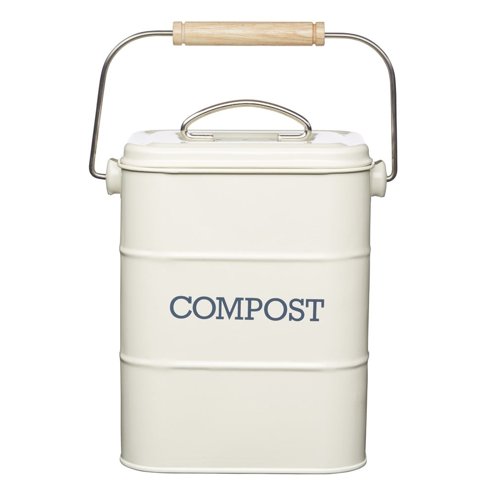 Contenitore per rifiuti compostabili bianco da 3 L Living Nostalgia - Kitchen Craft | Cestini per rifiuti compostabili