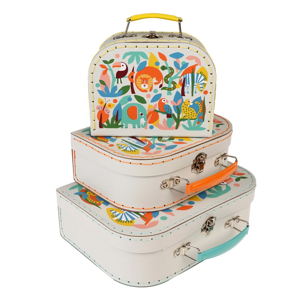 Valigie per bambini in set di 3 pezzi Wild Wonders - Rex London | Organizer per giocattoli