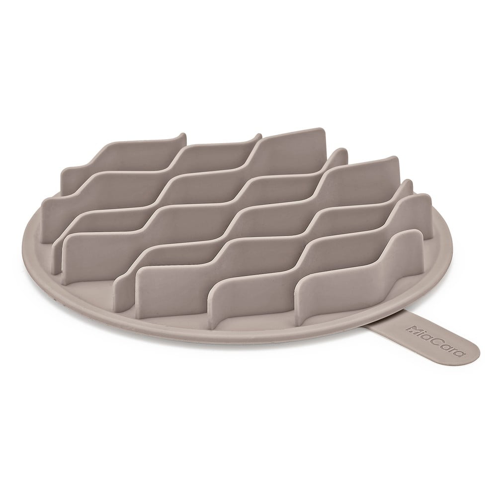 Inserto in silicone anti ingozzamento per ciotola per cani ø 15 cm Lento Greige S/M - MiaCara | Ciotole per cani e gatti