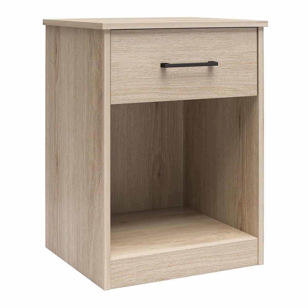 Comodino in rovere decorato in colore naturale BrEZ - Støraa | Comodini