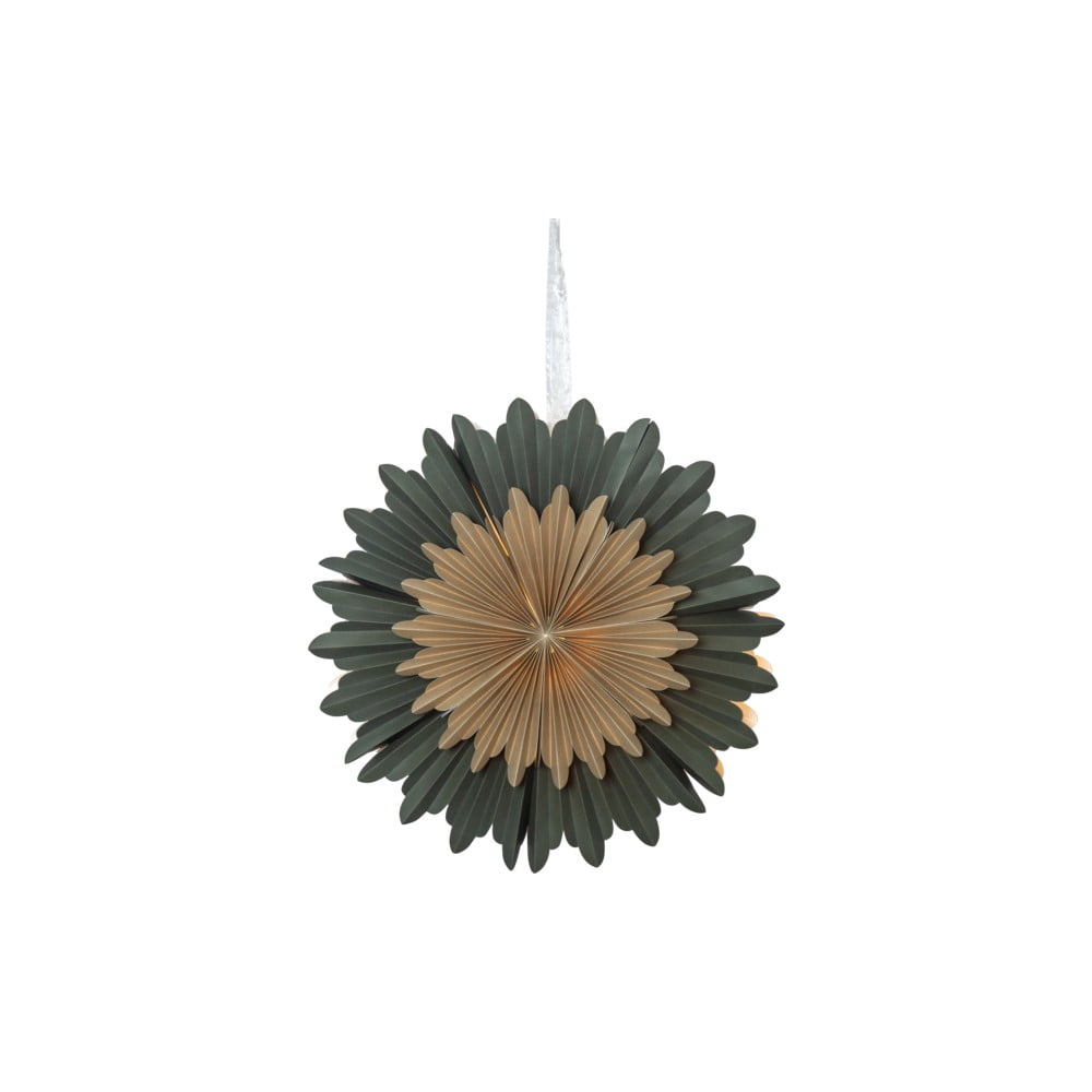 Decorazione natalizia verde , ø 55 cm Crystal - Star Trading | Decorazioni luminose
