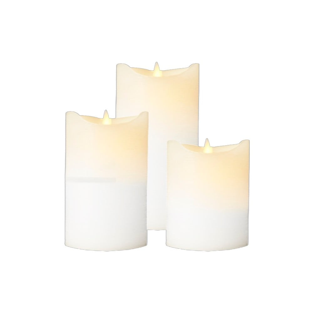 Candele LED in set da 3 (altezza 15 cm) Sara Exclusive - Sirius | Candele a LED