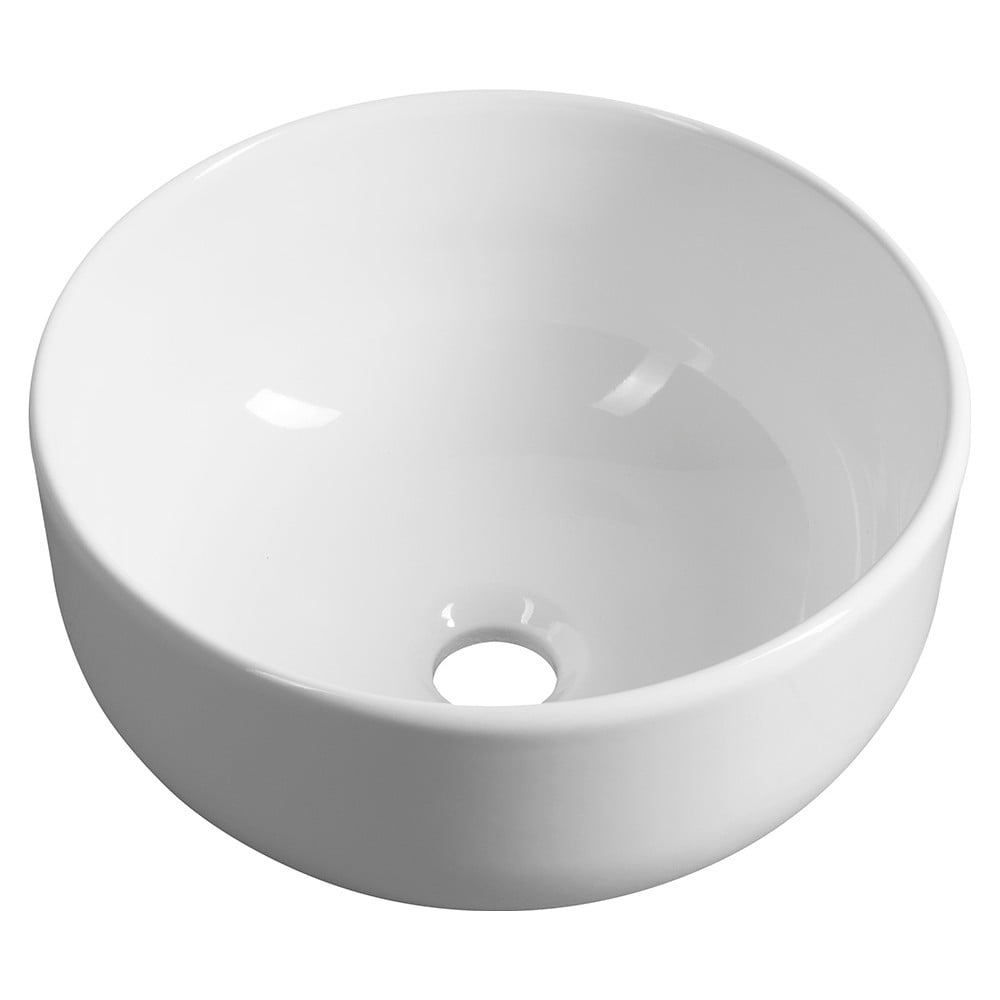 Lavabo rotondo bianco in ceramica ø 33 cm Emmi – Sapho | Lavabi