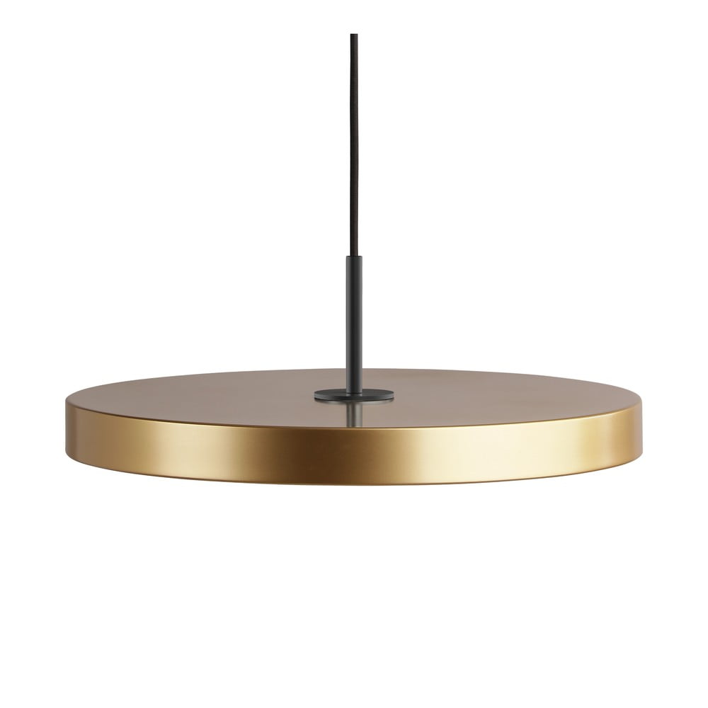 Lampada a sospensione a LED in oro con paralume in metallo ø 43 cm Asteria Medium - UMAGE | Lampadari