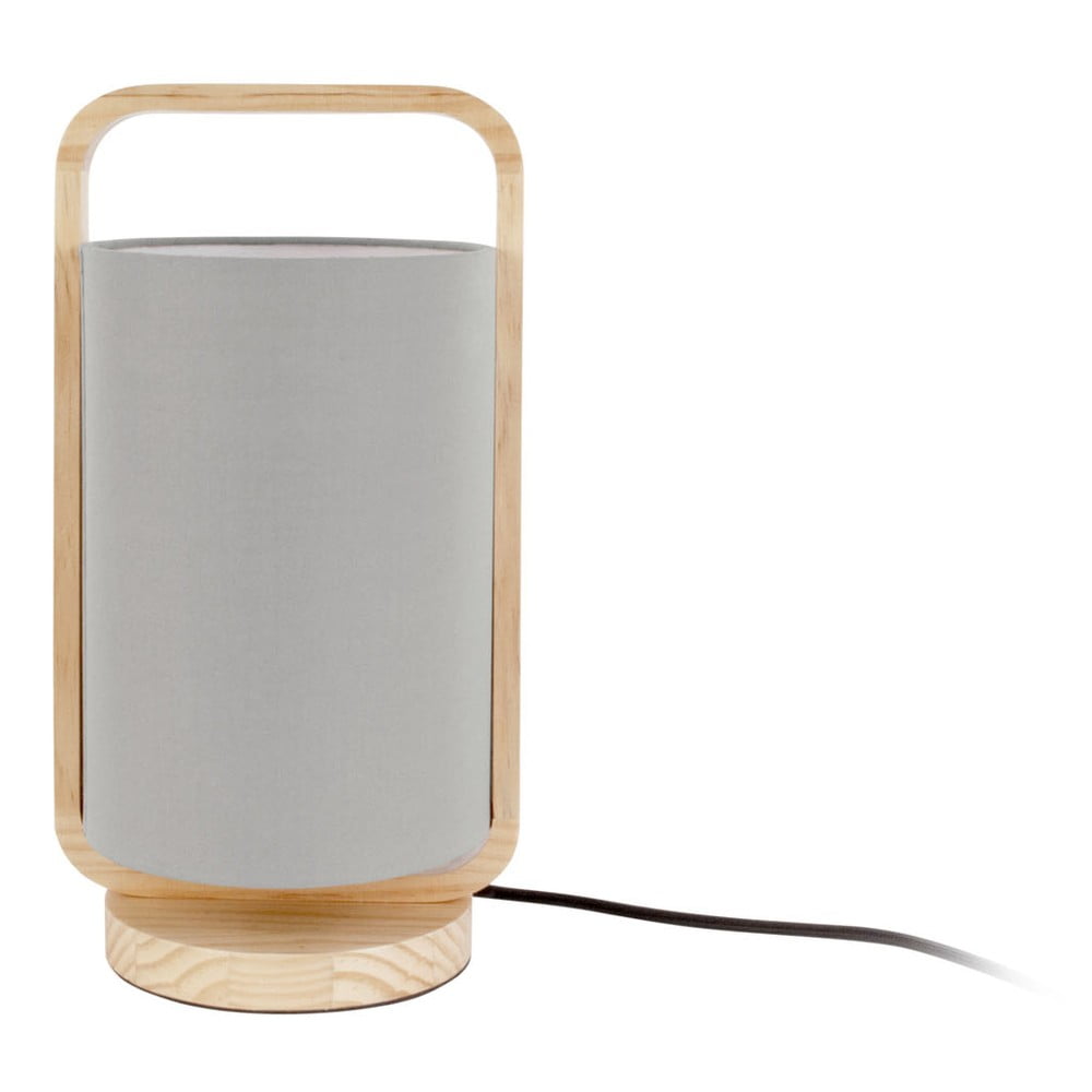 Lampada da tavolo grigia, altezza 21,5 cm Snap - Leitmotiv | Abat-jour e lampade da tavolo