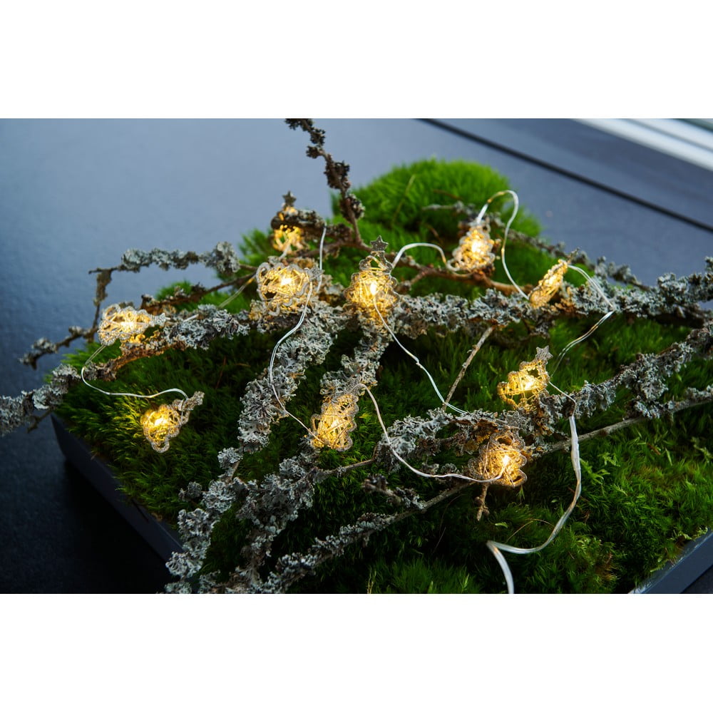 Catena luminosa a LED, lunghezza 160 cm Edith - Sirius | Stringhe di luci