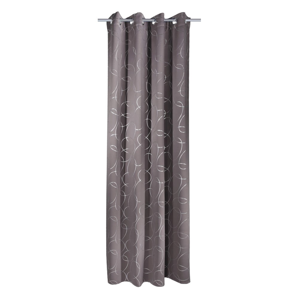 Tenda grigio scuro 135x245 cm Circles – Sehlbach | Tende