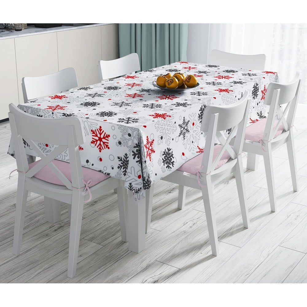 Tovaglia natalizia in misto cotone Rosso , 140 x 180 cm Christmas - Minimalist Cushion Covers | Tovaglie