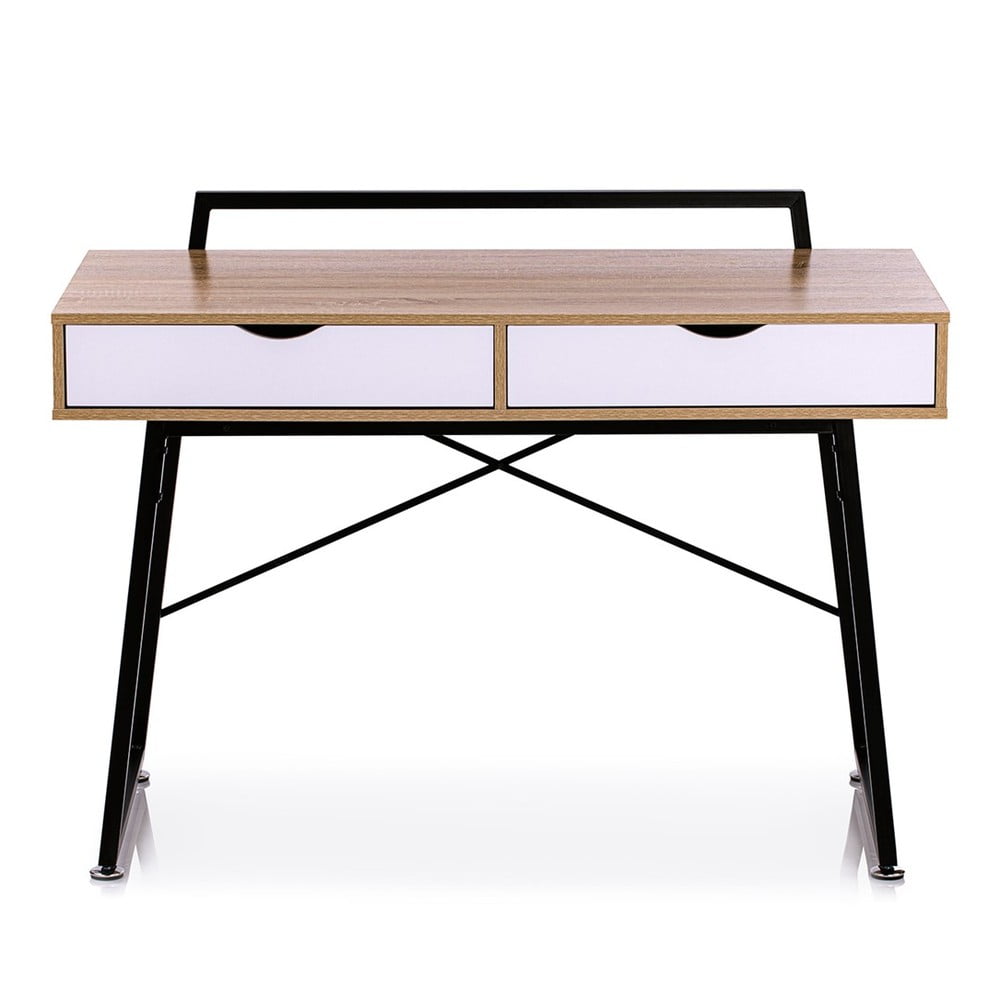 Tavolo da lavoro con piano in rovere 57,5x120 cm Tolm - Homede | Scrivanie e postazioni da lavoro