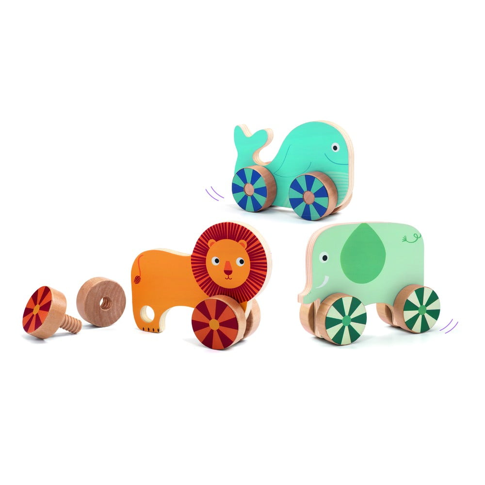 Animali a vite in legno per bambini - Djeco | Giocattoli interattivi