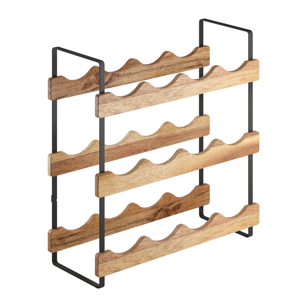 Portabottiglie per vino in legno numero di bottiglie 12 York – Metaltex | Portabottiglie per vino