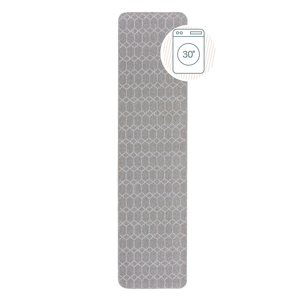 Runner lavabile grigio chiaro 57x230 cm Argyll - Flair Rugs | Tappeti