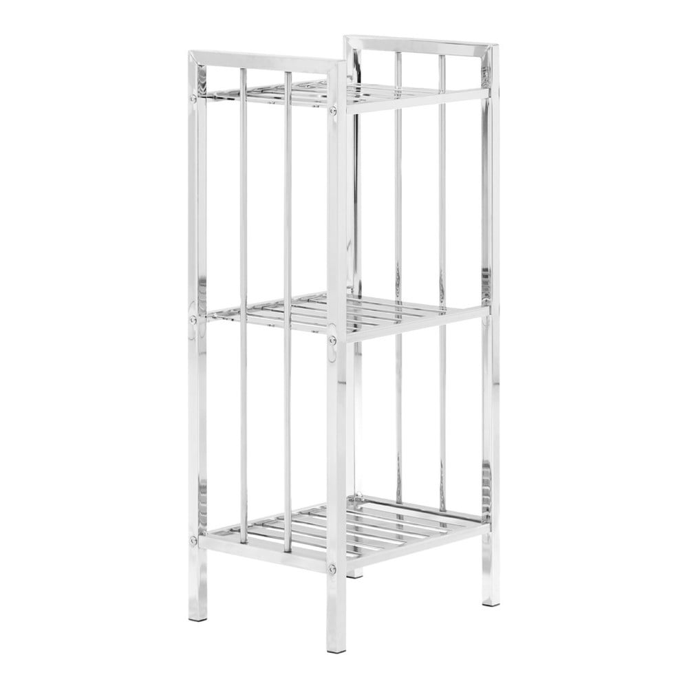 Mensola da bagno in argento 33x73 cm - Premier Housewares | Scaffali per il bagno