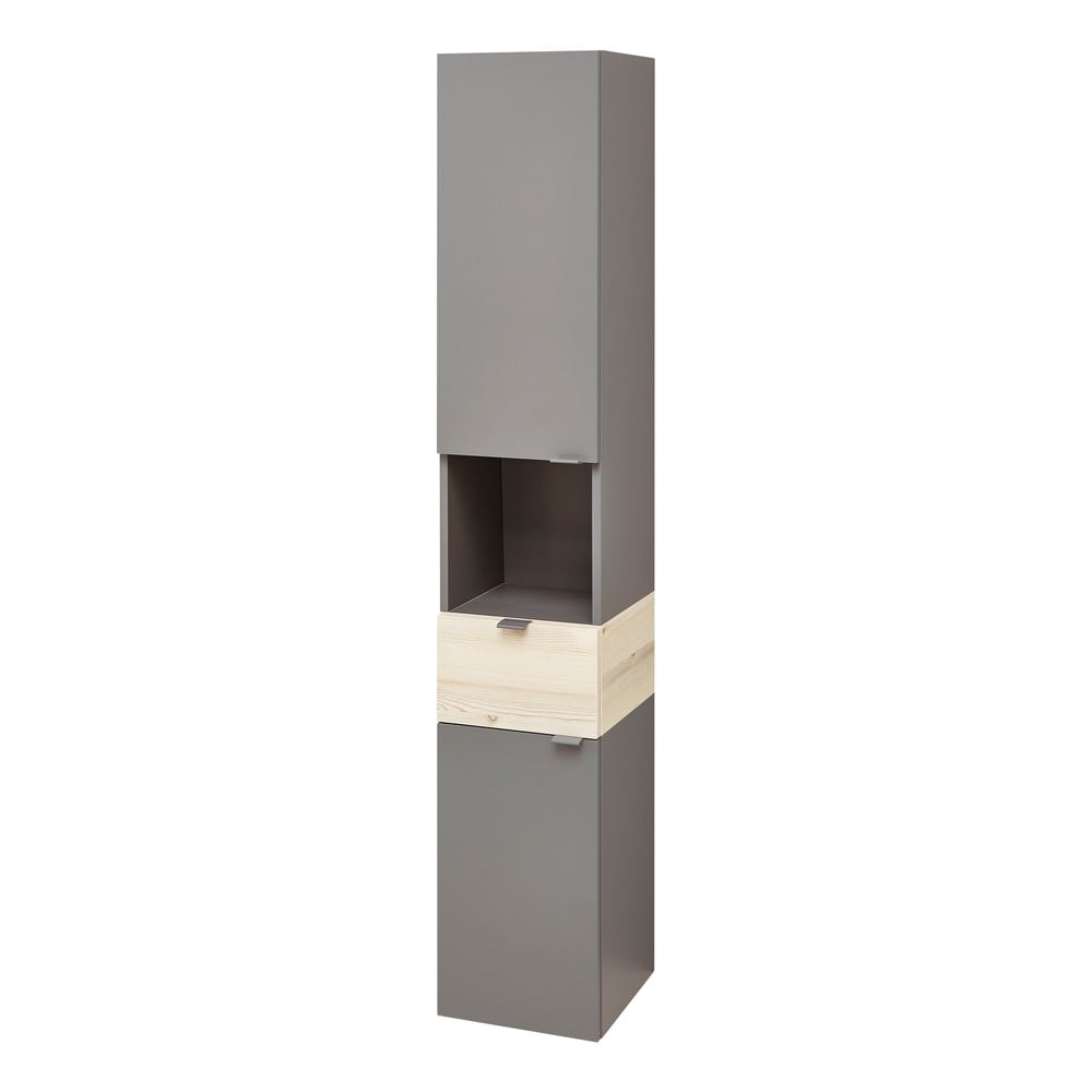 Mobile per bagno grigio/di colore naturale con effetto pino 170x30 cm Quickset 394 – Pelipal | Armadietti e mobili da bagno