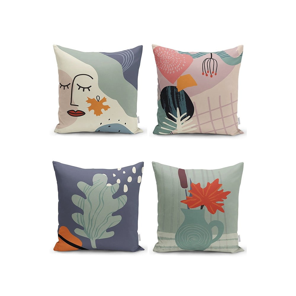Federe in set da 4 43x43 cm - Mila Home | Federe