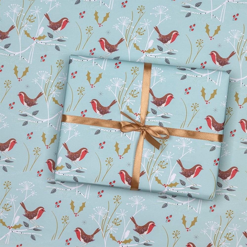 Set di 5 fogli carta da regalo Winter Walk - Rex London | Confezioni regalo