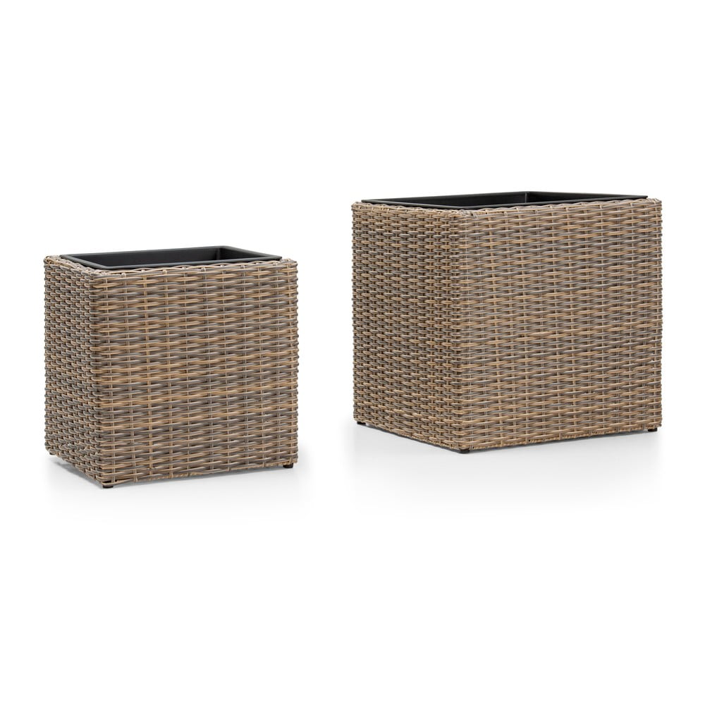 Set di 2 vasi artificiali in rattan - Bonami Essentials | Vasi per fiori