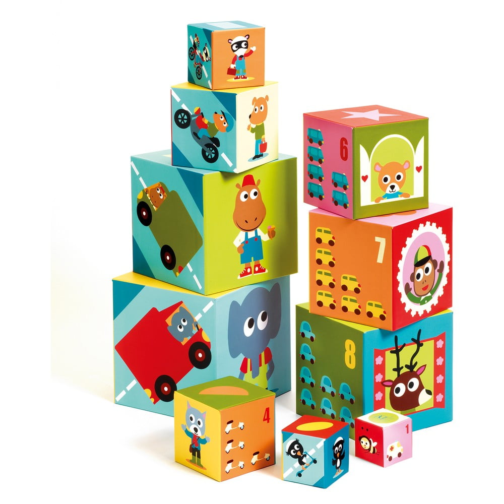 Torre box Mezzi di trasporto - Djeco | Costruzioni