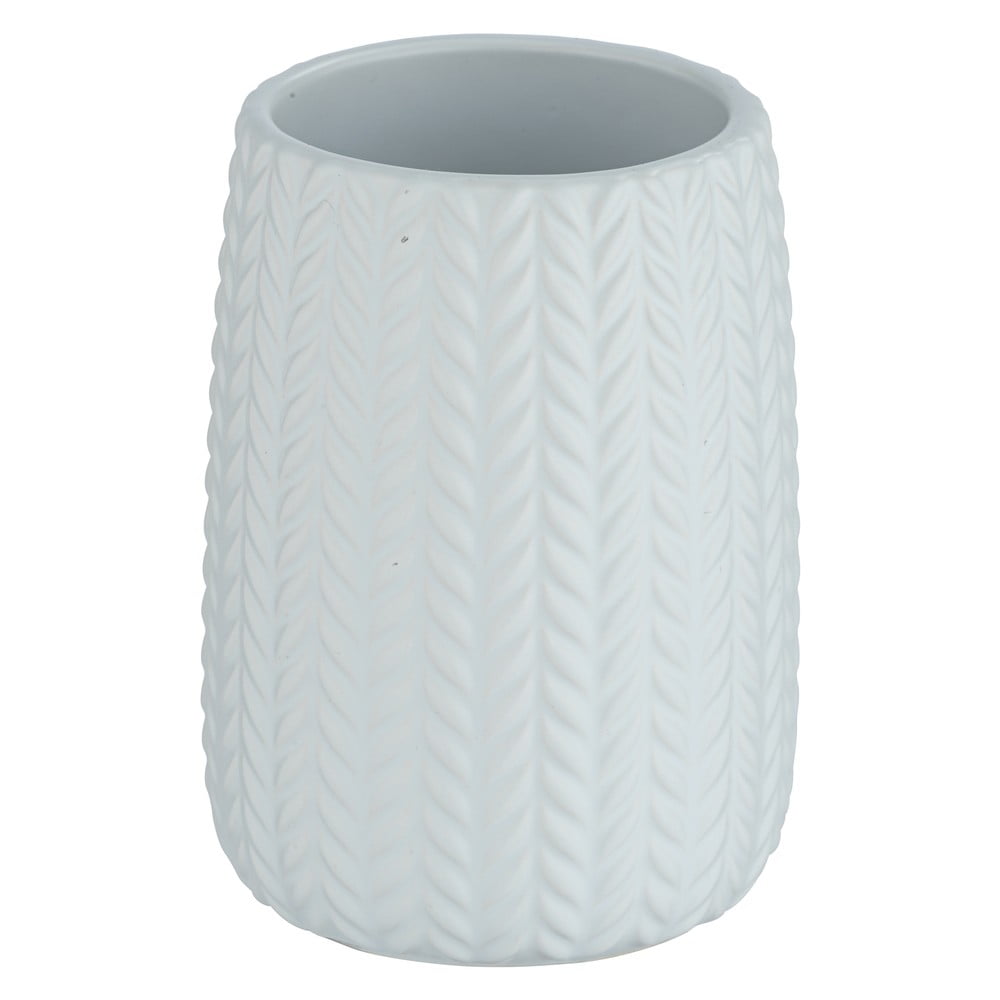 Tazza in ceramica bianca per spazzolini da denti Barinas - Wenko | Portaspazzolini